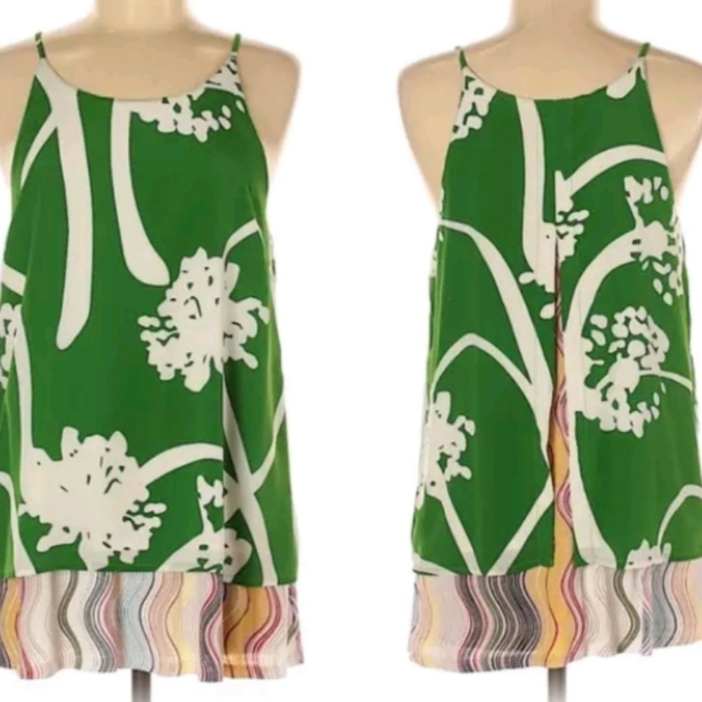 Anthropologie Porridge Layered Swing Tank Top